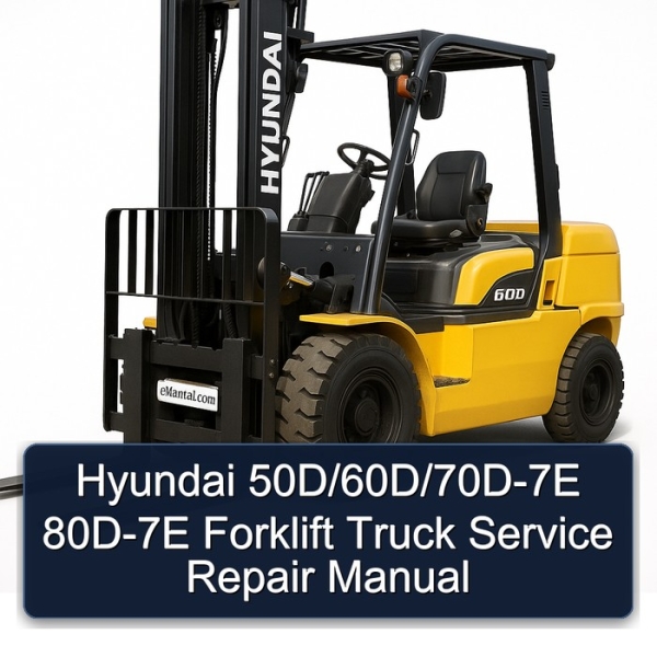 Hyundai Gabelstapler 50D/60D/70D-7E 80D-7E Servicehandbuch