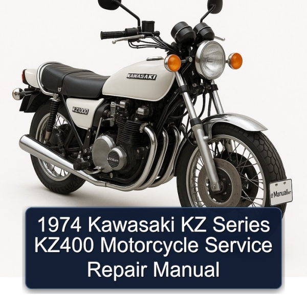 1974 Kawasaki KZ Series KZ400 Motorcycle Service Repair Manual