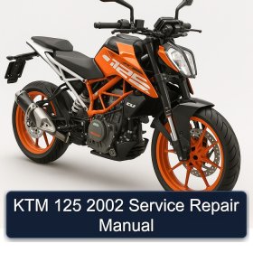 KTM 125 2002 Service Repair Manual