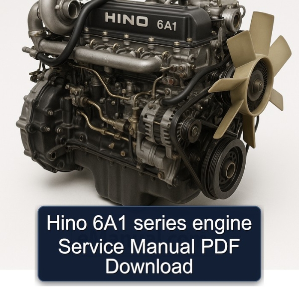 Hino 6A1 series engine Service Manual PDF Download