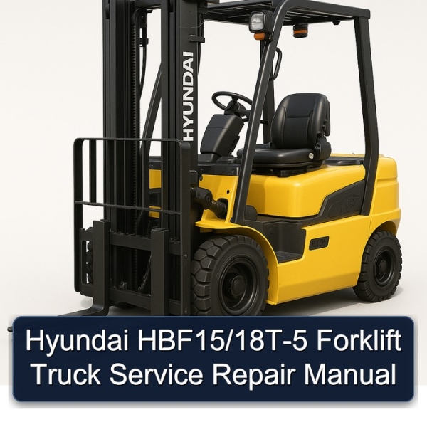 Manual de Servicio y Reparación para Montacargas Hyundai HBF15/18T-5
