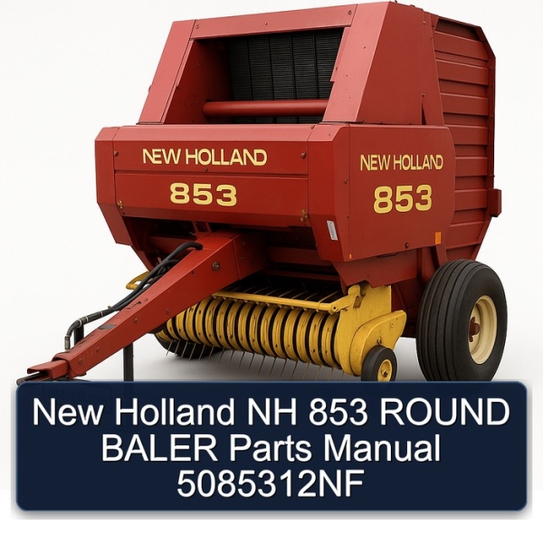 New Holland NH 853 ROUND BALER Parts Manual 5085312NF