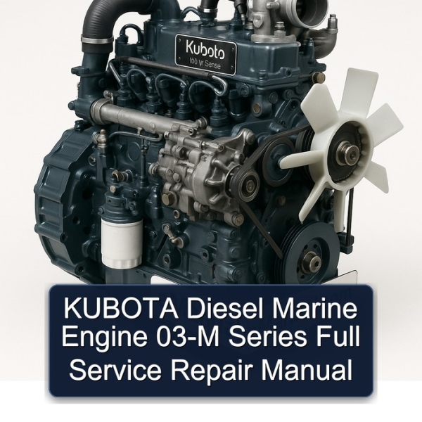KUBOTA Diesel Marine Engine 03-M Series Full Service Repair Manual