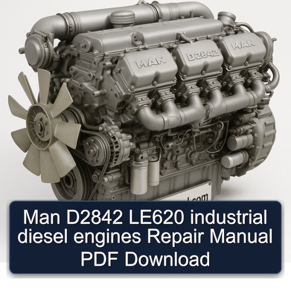 Man D2842 LE620 industrial diesel engines Repair Manual PDF Download