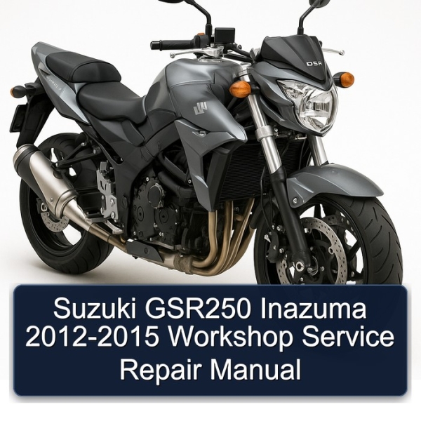 Suzuki GSR250 Inazuma 2012-2015 Workshop Service Repair Manual