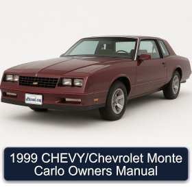 1999 CHEVY/Chevrolet Monte Carlo Owners Manual