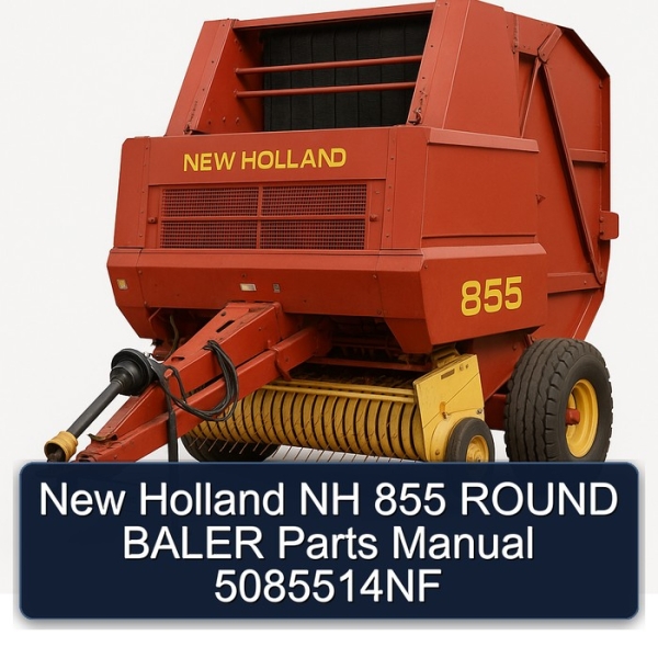 New Holland NH 855 ROUND BALER Parts Manual 5085514NF