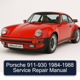 Porsche 911-930 1984-1988 Service Repair Manual