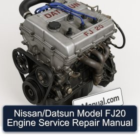 Nissan/Datsun Model FJ20 Engine Service Repair Manual
