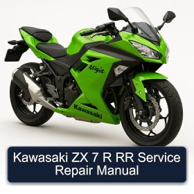 Kawasaki ZX 7 R RR Service Repair Manual
