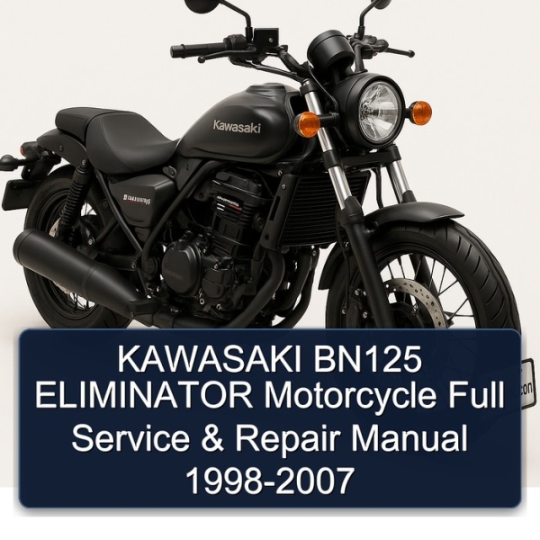 KAWASAKI BN125 ELIMINATOR Motorcycle Full Service & Repair Manual 1998-2007