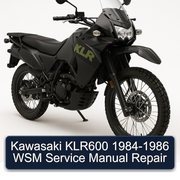 Kawasaki KLR600 1984-1986 WSM Service Manual Repair