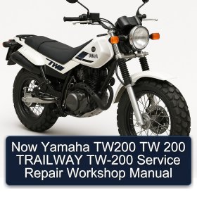 Now Yamaha TW200 TW 200 TRAILWAY TW-200 Service Repair Workshop Manual
