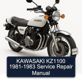 KAWASAKI KZ1100 1981-1983 Service Repair Manual