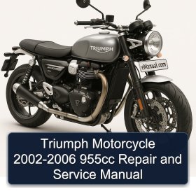 Triumph Motorcycle 2002-2006 955cc Repair and Service Manual