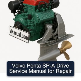 Volvo Penta SP-A Drive Service Manual for Repair