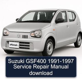 Suzuki GSF400 1991-1997 Service Repair Manual download