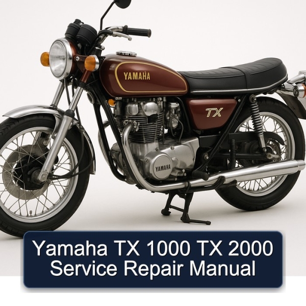 Yamaha TX 1000 TX 2000 Service Repair Manual