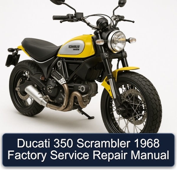 Ducati 350 Scrambler 1968 Factory Service Repair Manual