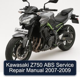 Kawasaki Z750 ABS Service Repair Manual 2007-2009