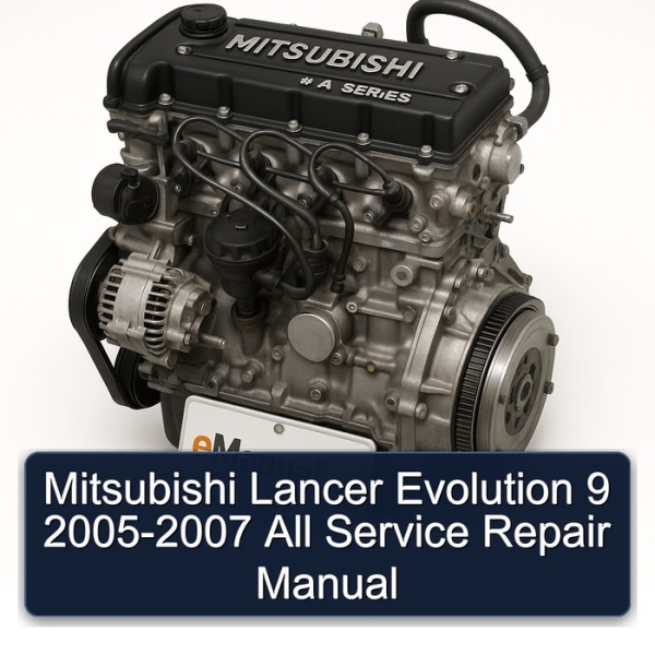 Mitsubishi Lancer Evolution 9 2005-2007 All Service Repair Manual