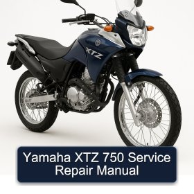 Yamaha XTZ 750 Service Repair Manual