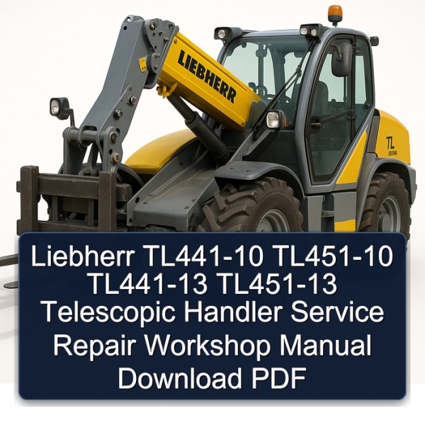 Liebherr TL441-10 TL451-10 TL441-13 TL451-13 Telescopic Handler Service Repair Workshop Manual Download PDF