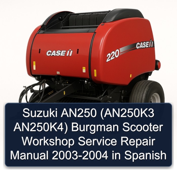 Suzuki AN250 (AN250K3 AN250K4) Burgman Scooter Workshop Service Repair Manual 2003-2004 in Spanish