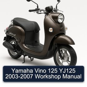 Yamaha Vino 125 YJ125 2003-2007 Workshop Manual