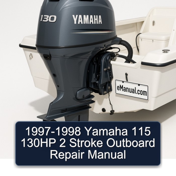 1997-1998 Yamaha 115 130HP 2 Stroke Outboard Repair Manual