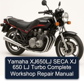 Yamaha XJ650LJ SECA XJ 650 LJ Turbo Complete Workshop Repair Manual