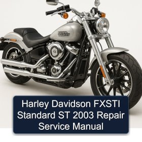 Harley Davidson FXSTI Standard ST 2003 Repair Service Manual