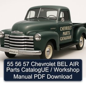 55 56 57 Chevrolet BEL AIR Parts CatalogUE / Workshop Manual PDF Download