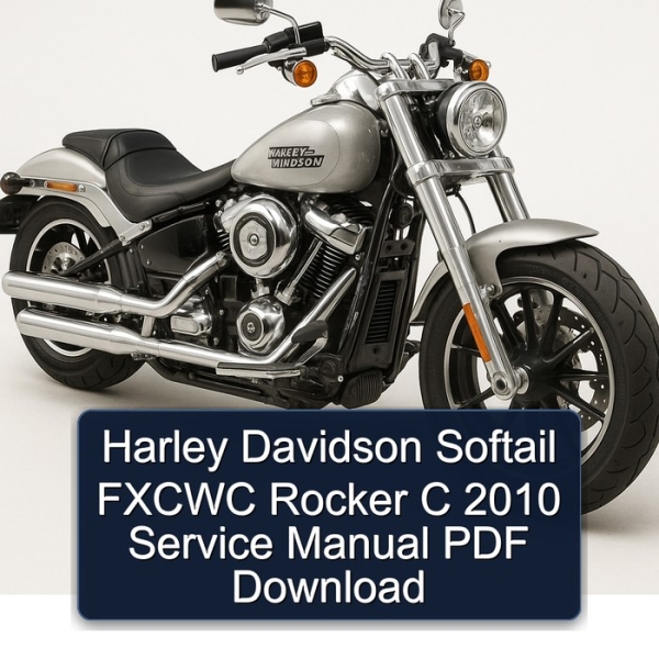 Harley Davidson Softail FXCWC Rocker C 2010 Service Manual PDF Download