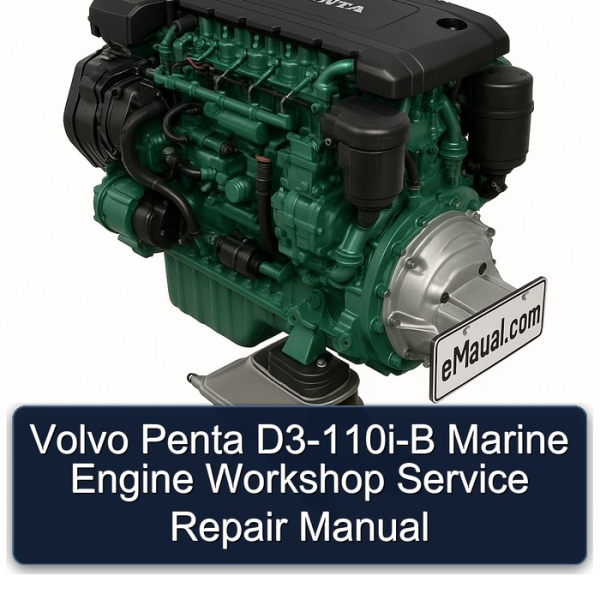 Volvo Penta D3-110i-B Marine Engine Workshop Service Repair Manual