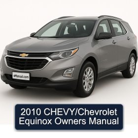 2010 CHEVY/Chevrolet Equinox Owners Manual