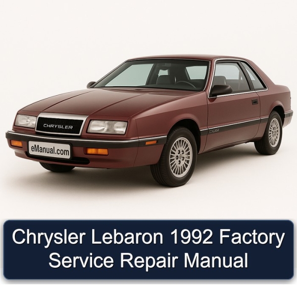 Chrysler Lebaron 1992 Factory Service Repair Manual