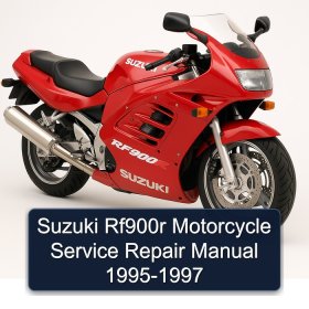 Suzuki Rf900r Motorcycle Service Repair Manual 1995-1997