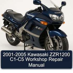 2001-2005 Kawasaki ZZR1200 C1-C5 Workshop Repair Manual