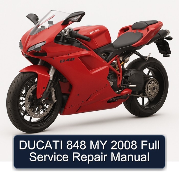 DUCATI 848 MY 2008 Full Service Repair Manual
