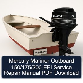 Mercury Mariner Outboard 150/175/200 EFI Service Repair Manual PDF Download