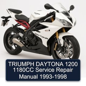 TRIUMPH DAYTONA 1200 1180CC Service Repair Manual 1993-1998