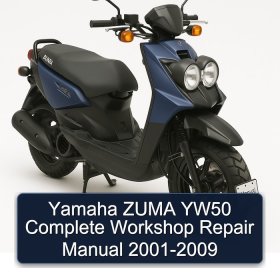 Yamaha ZUMA YW50 Complete Workshop Repair Manual 2001-2009