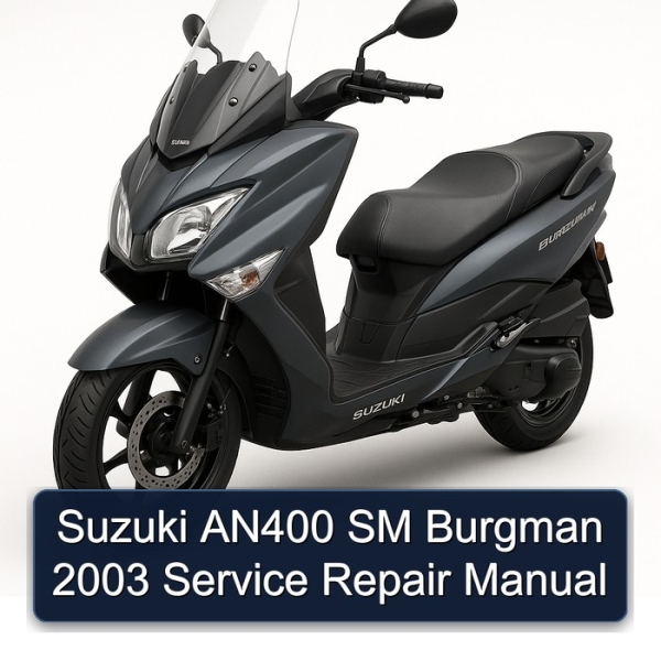 Suzuki AN400 SM Burgman 2003 Service Repair Manual