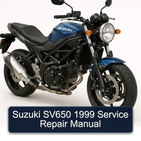 Suzuki SV650 1999 Service Repair Manual