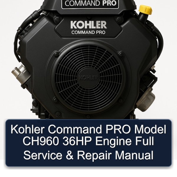 Kohler Command PRO Model CH960 36HP Engine Full Service & Repair Manual