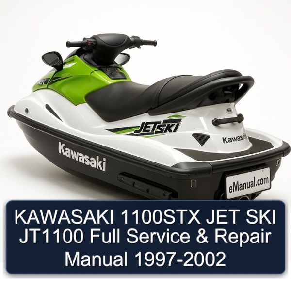 KAWASAKI 1100STX JET SKI JT1100 Full Service & Repair Manual 1997-2002