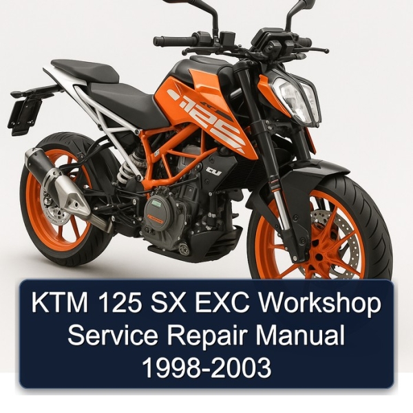 KTM 125 SX EXC Workshop Service Repair Manual 1998-2003