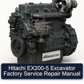 Hitachi EX200-5 Excavator Factory Service Repair Manual