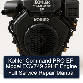 Kohler Command PRO EFI Model ECV749 29HP Engine Full Service Repair Manual